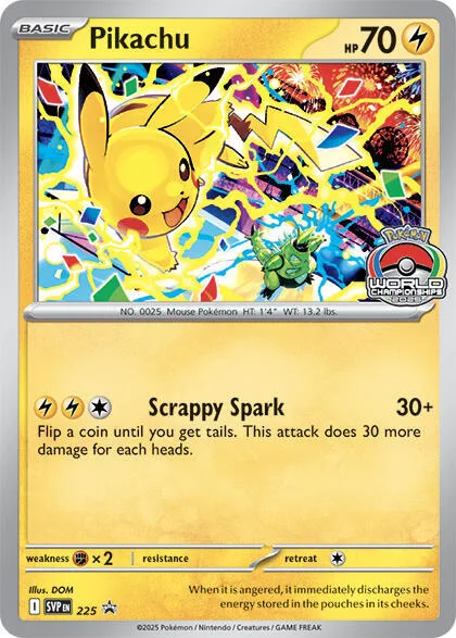 Pikachu 225 – SVP Black Star Promos