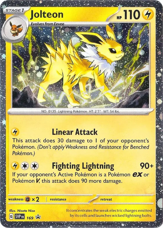 Jolteon - 169 (Cosmos Holo) #169 – Scarlet & Violet Promo Cards