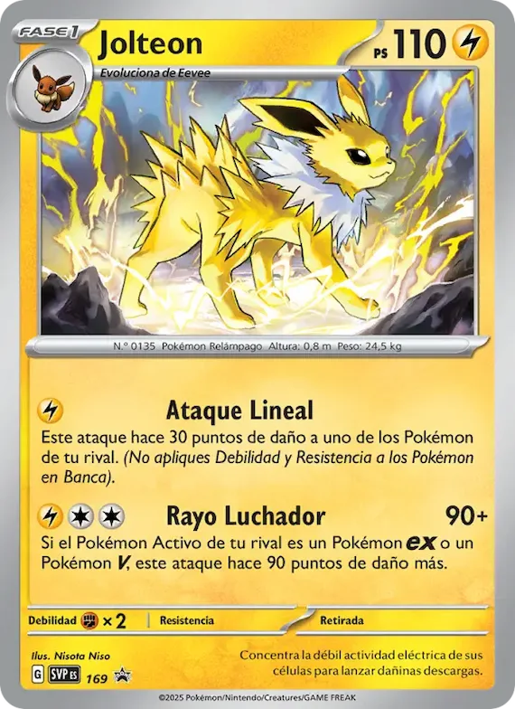 Jolteon 169 – SVP Black Star Promos