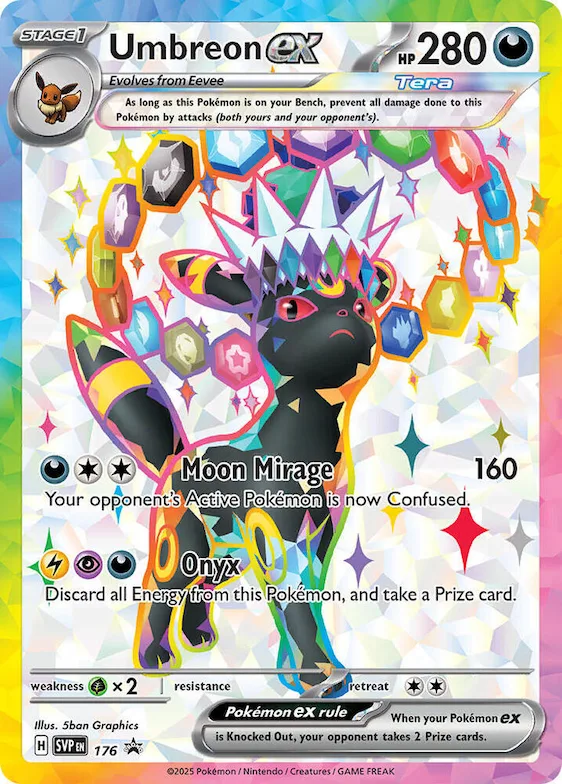 Umbreon ex - 176 #svp 176 – Scarlet & Violet Promo Cards