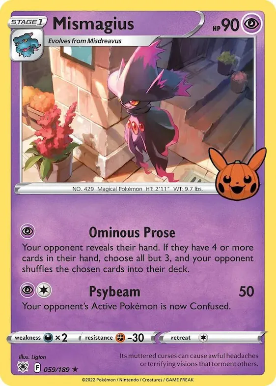 Mismagius #59 – Trick or Trade BOOster Bundle