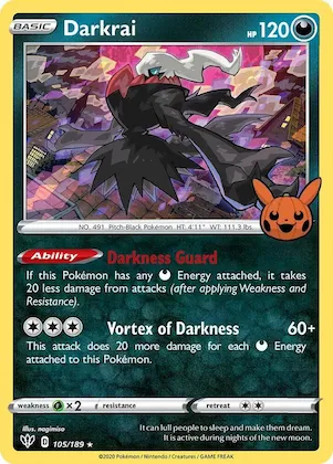 Darkrai #105 – Trick or Trade BOOster Bundle