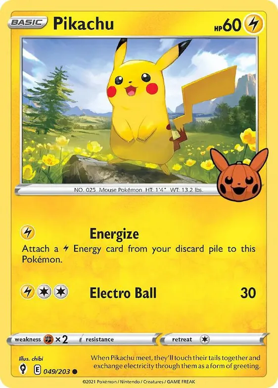 Pikachu #49 – Trick or Trade BOOster Bundle