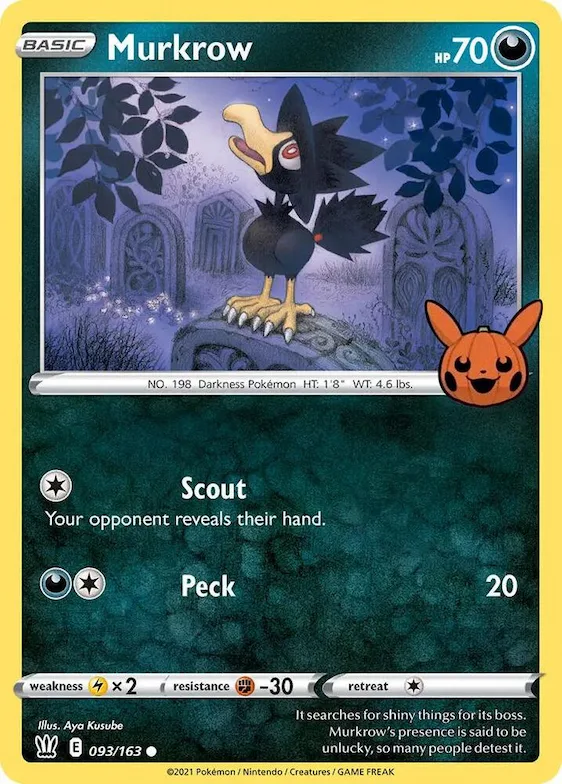 Murkrow #93 – Trick or Trade BOOster Bundle