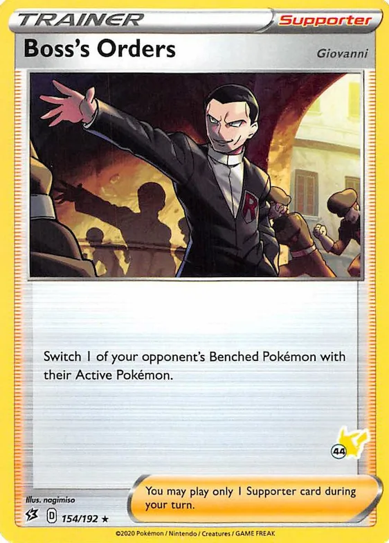 Boss's Orders (#44 Pikachu Stamped) #154 – Battle Academy 2022