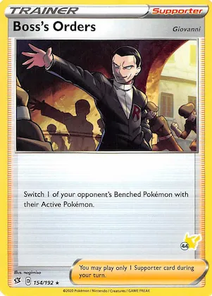 Boss's Orders (#44 Pikachu Stamped) #154 – Battle Academy 2022