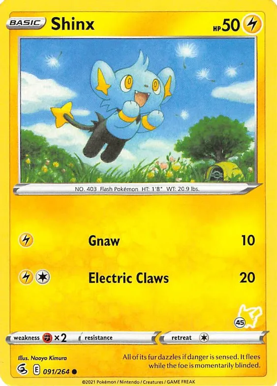 Shinx (#45 Pikachu Stamped) #91 – Battle Academy 2022
