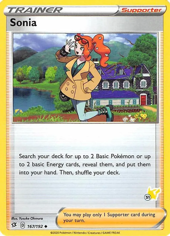 Sonia (#51 Pikachu Stamped) #167 – Battle Academy 2022