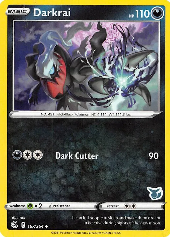 Darkrai (Eevee Stamped) #167 – Battle Academy 2022