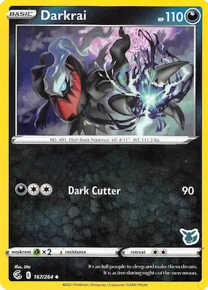 Darkrai (Eevee Stamped) #167 – Battle Academy 2022