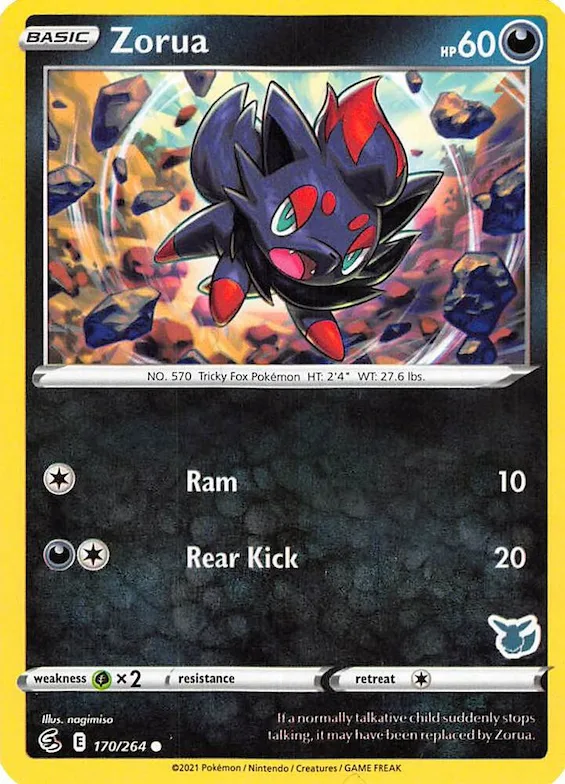 Zorua (Eevee Stamped) #170 – Battle Academy 2022