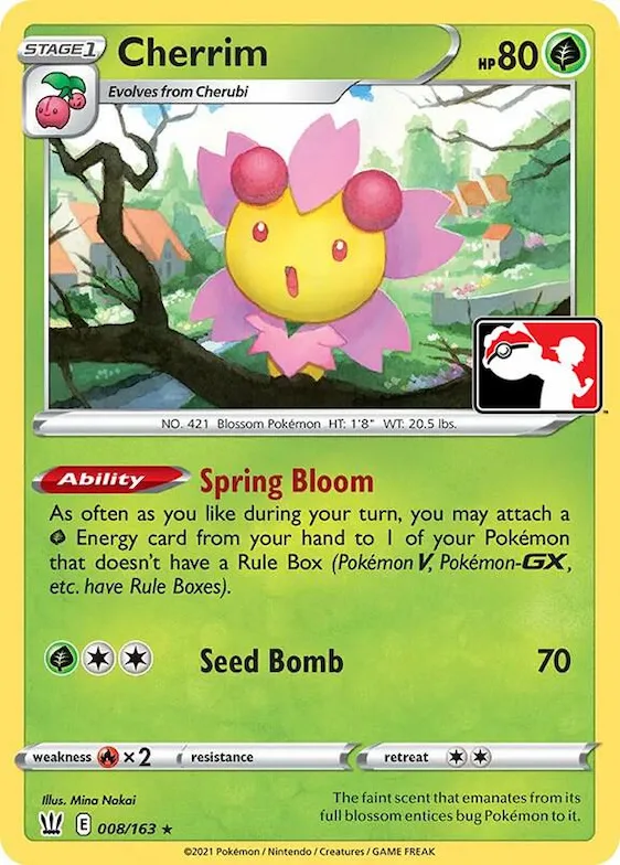 Cherrim #8 – Prize Pack Series Cards