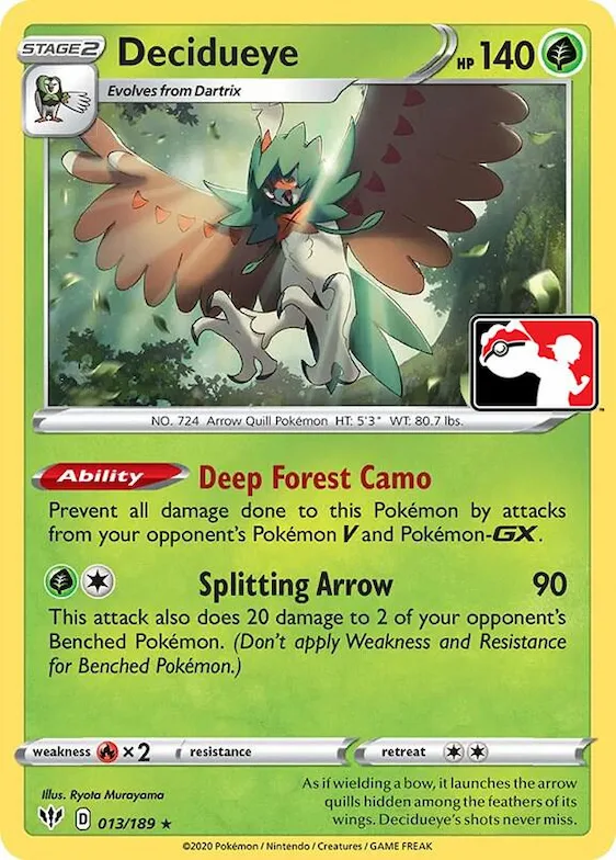 Decidueye #13 – Prize Pack Series Cards