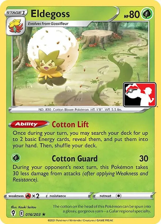 Eldegoss #16 – Prize Pack Series Cards