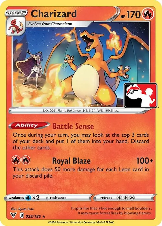 Charizard #25 – Prize Pack Series Cards