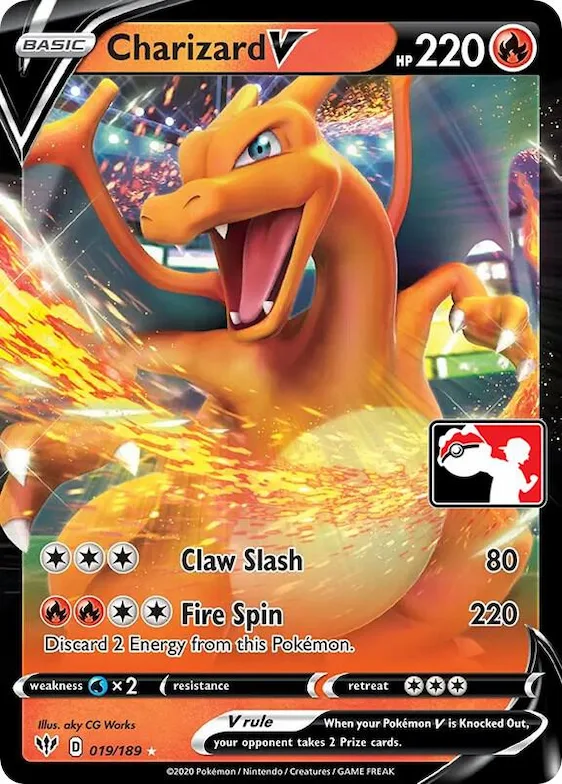Charizard V (Prize Pack Series 1) #19 – Prize Pack Series Cards
