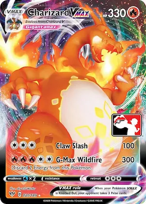 Charizard VMAX #20 – Prize Pack Series Cards
