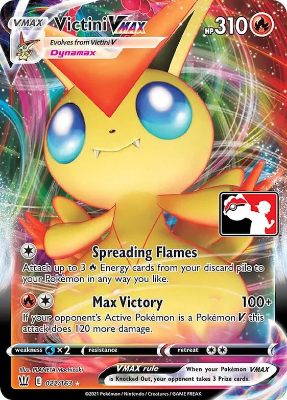 Victini VMAX #22 – Prize Pack Series Cards