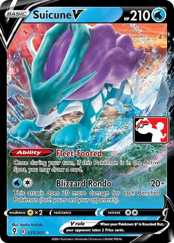 Suicune V #31 – Prize Pack Series Cards