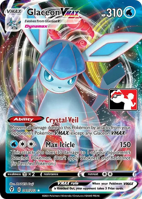 Glaceon VMAX #41 – Prize Pack Series Cards