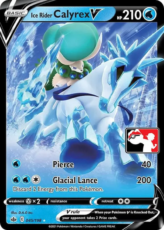 Ice Rider Calyrex V #45 – Prize Pack Series Cards