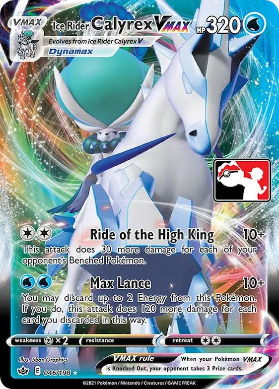 Ice Rider Calyrex VMAX #46 – Prize Pack Series Cards
