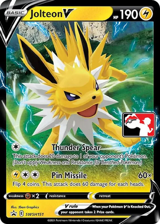 Jolteon V #swsh151 – Prize Pack Series Cards