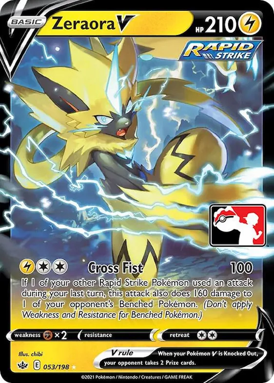 Zeraora V #53 – Prize Pack Series Cards
