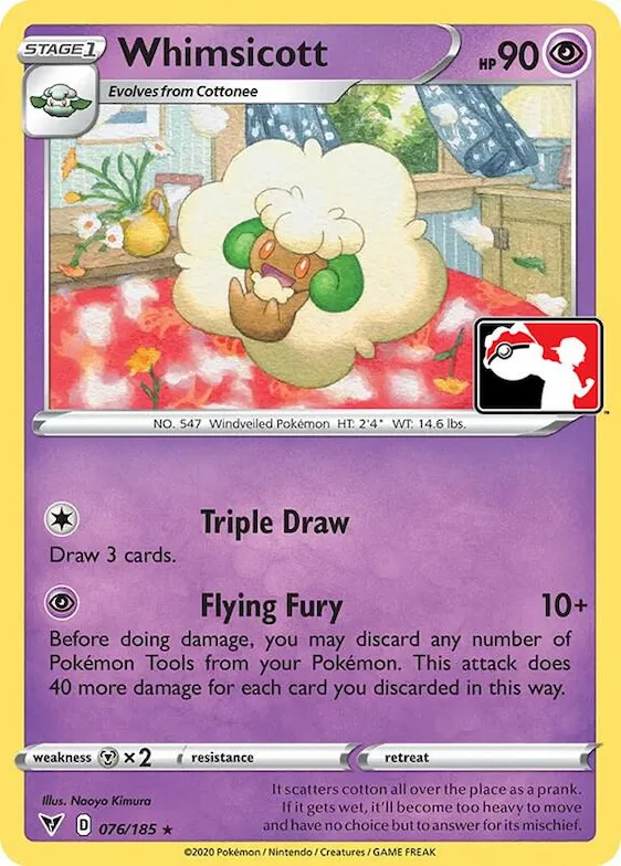 Whimsicott #76 – Prize Pack Series Cards