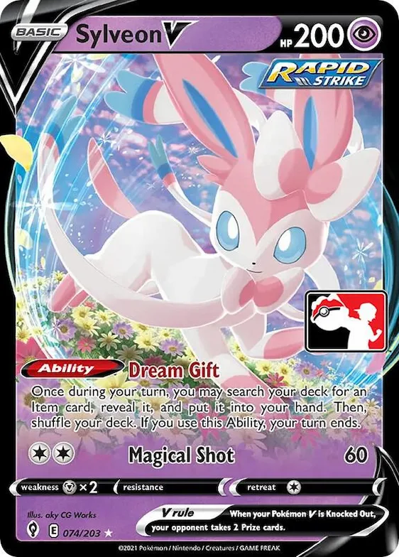 Sylveon V #74 – Prize Pack Series Cards