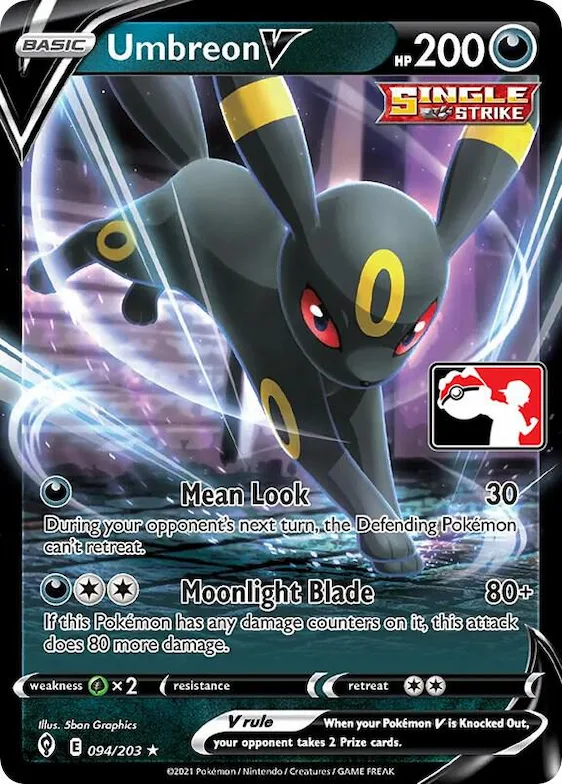 Umbreon V #94 – Prize Pack Series Cards