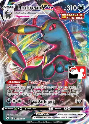 Umbreon VMAX #95 – Prize Pack Series Cards