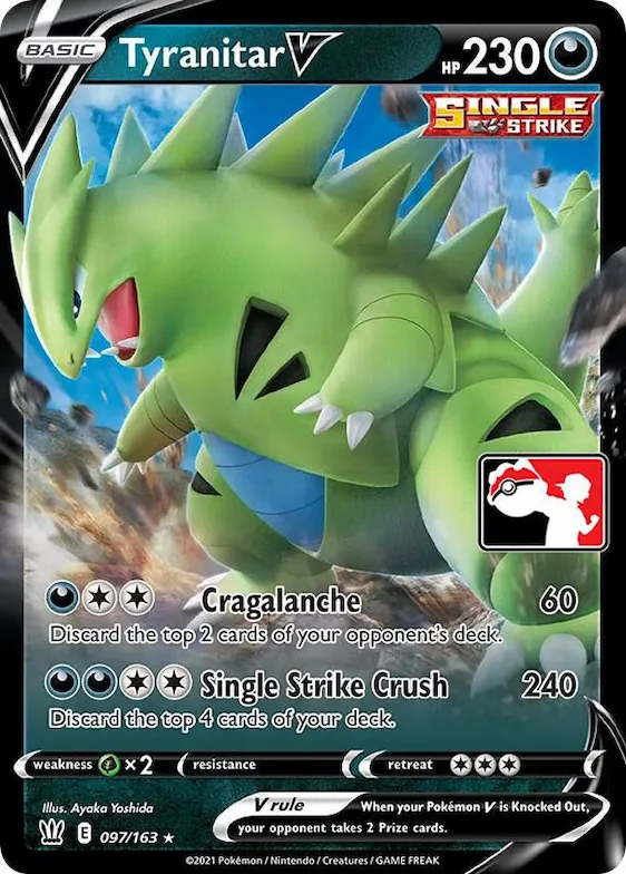 Tyranitar V #97 – Prize Pack Series Cards