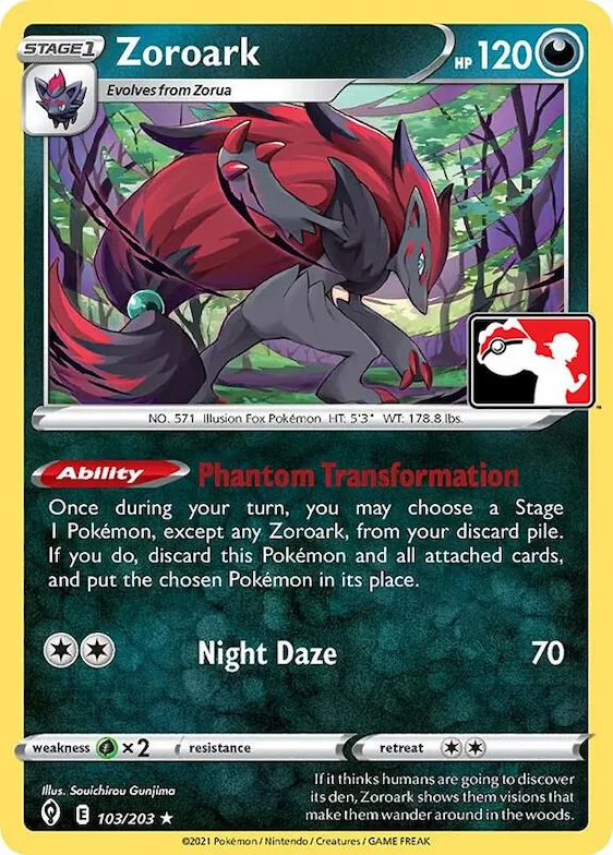 Zoroark #103 – Prize Pack Series Cards