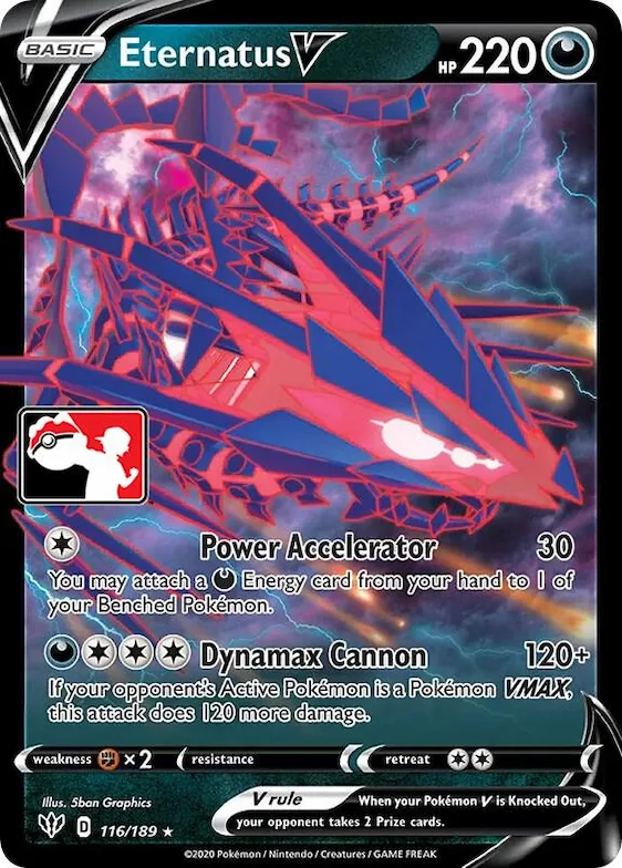 Eternatus V #116 – Prize Pack Series Cards