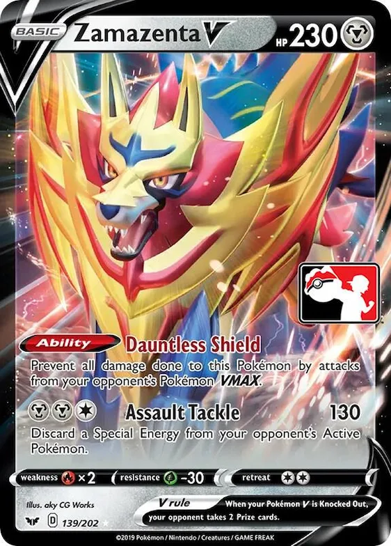 Zamazenta V #139 – Prize Pack Series Cards