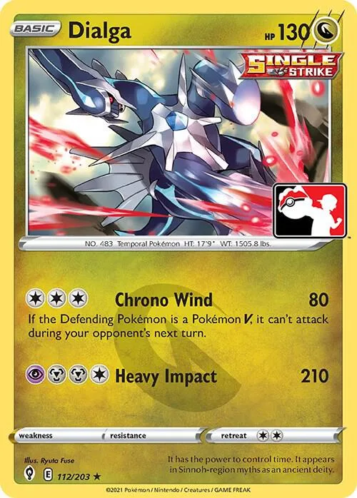 Dialga #112 – Prize Pack Series Cards