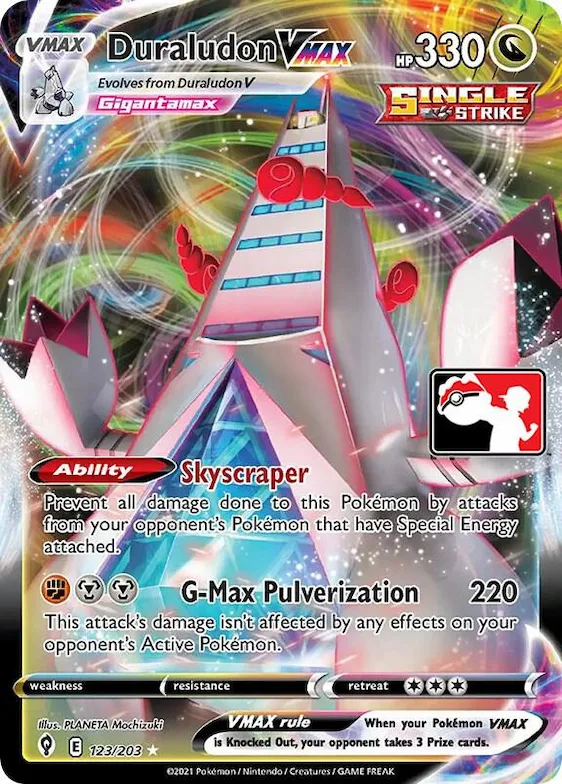 Duraludon VMAX #123 – Prize Pack Series Cards