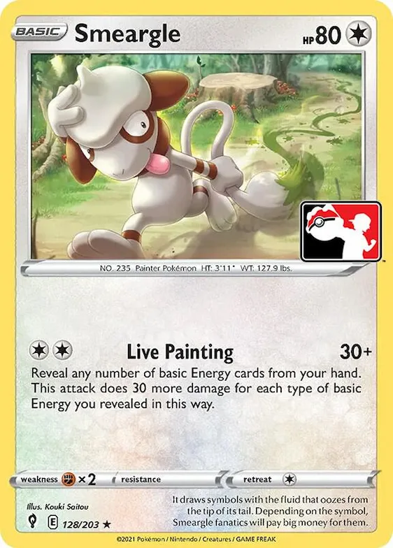 Smeargle #128 – Prize Pack Series Cards