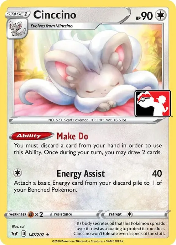 Cinccino #147 – Prize Pack Series Cards