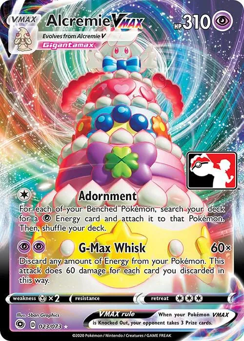 Alcremie VMAX #23 – Prize Pack Series Cards