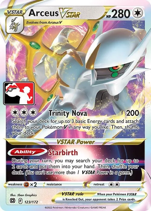 Arceus VSTAR #123 – Prize Pack Series Cards