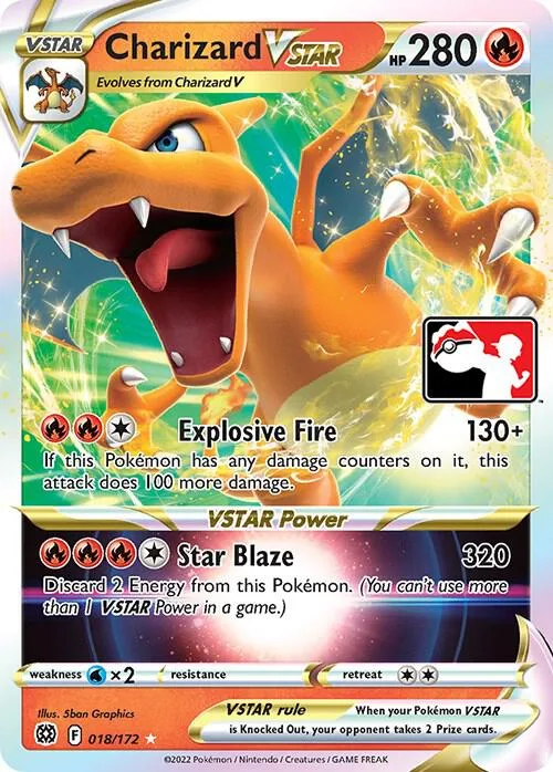 Charizard VSTAR #18 – Prize Pack Series Cards