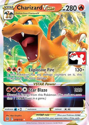 Charizard VSTAR #18 – Prize Pack Series Cards