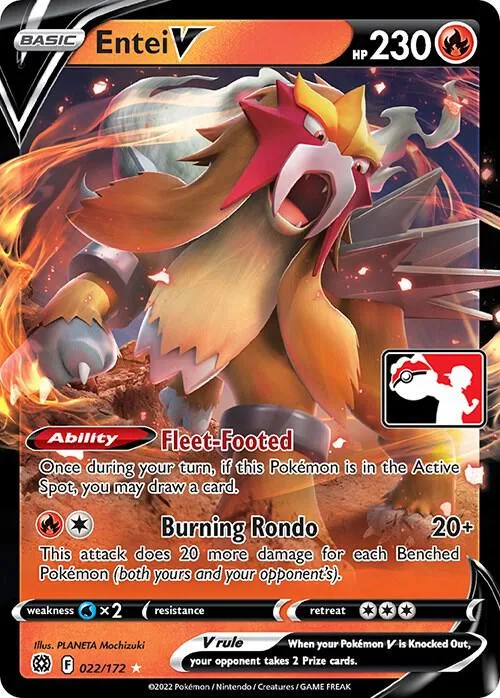 Entei V #22 – Prize Pack Series Cards