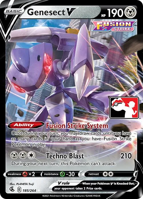 Genesect V #185 – Prize Pack Series Cards