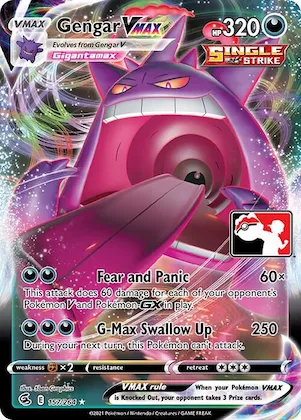 Gengar VMAX #157 – Prize Pack Series Cards