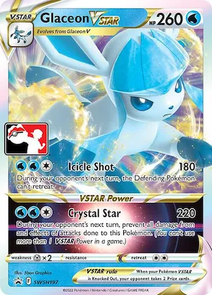 Glaceon VSTAR #swsh197 – Prize Pack Series Cards
