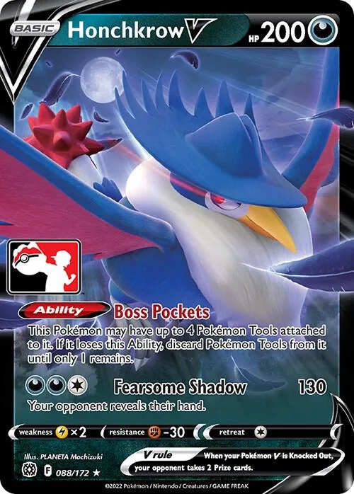 Honchkrow V #88 – Prize Pack Series Cards