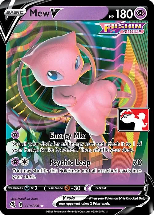 Mew V #113 – Prize Pack Series Cards